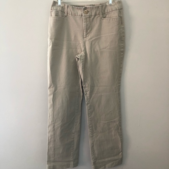 St. John's Bay Washable Suede Straight Leg Pants Size 12